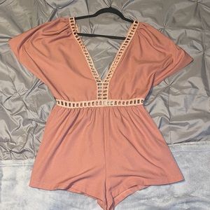 Tobi Romper - Pink